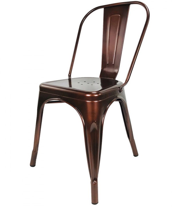 Krzeso metalowe loft CORSICA COPPER TOLIX